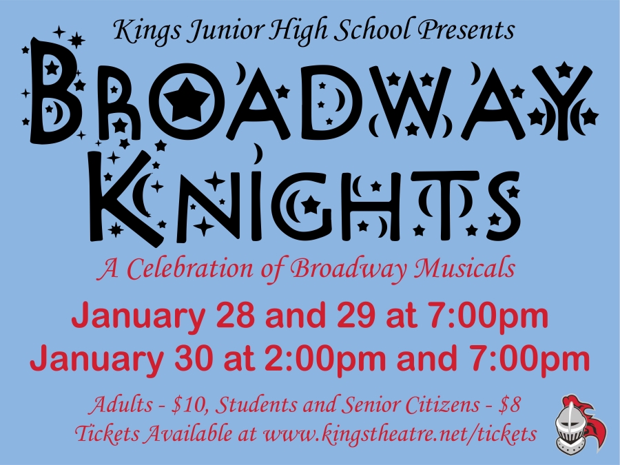 KJH Theatre Presents Broadway Knights