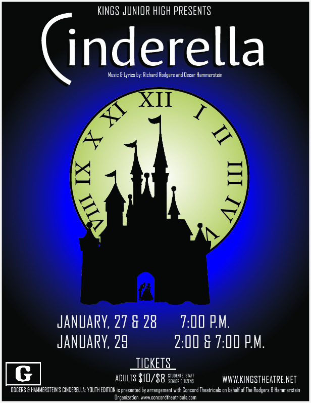 KJH Theatre Presents Cinderella Jan. 27, 28 & 29 