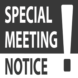 Special board meeting graphic 