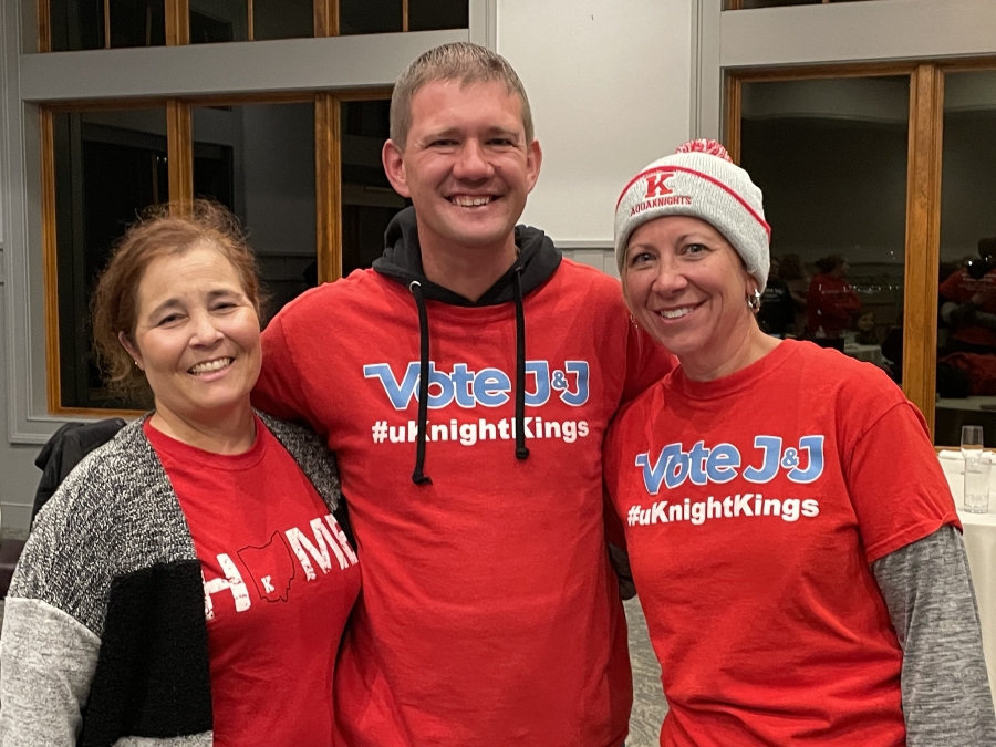 Newly elected BOE Members Deb Cowan, John Skerl, Janelle Groff