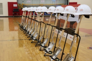 picture of shovels and hard hats