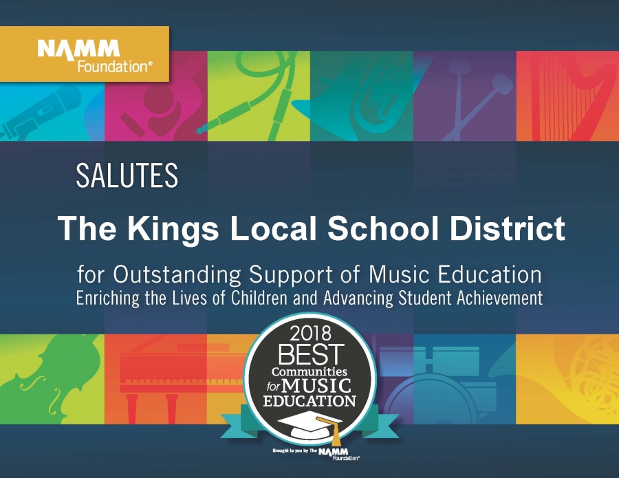 Kings A Best Community for Music Education