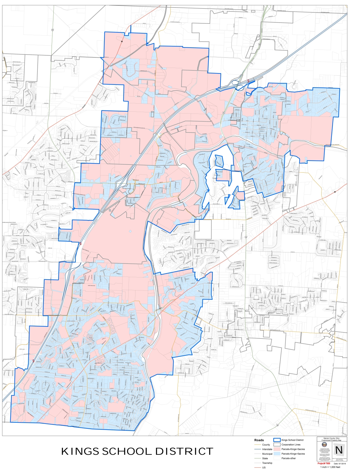 District boundary map